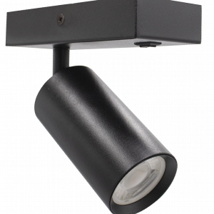 APLIQUE INTERIOR AT-426-NE 120x52x26 P/GU10 NEGRO