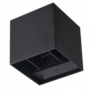 APLIQUE EXTERIOR 1LED 10W NEGRO 5000K