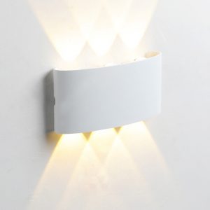 APLIQUE EXTERIOR 6LED 6W BLANCO 5000K