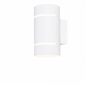 APLIQUE INTERIOR ALUM REDONDO P/LAMP G9 BLANCO