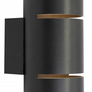 APLIQUE INTERIOR ALUM REDONDO P/LAMP G9 NEGRO