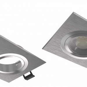 ARO AXIS CUADRADO DOBLE BASCULANTE ALUM BRUSHED