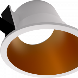 ARO AXIS D95 REDONDO D.95x60 EMPOT. BLANCO-ORO MAT