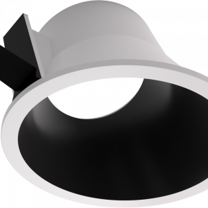 ARO AXIS D95 REDONDO D.95x60 EMPOT. BLANCO-NEGRO