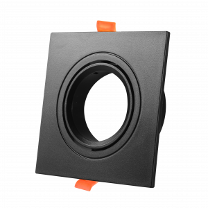 ARO PLS-93-45 CUADRADO GU10 BASC. NEGRO