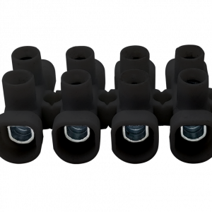 REGLETA DE CONEXIÓN 10mm NEGRA