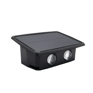APLIQUE LED SOLAR AT-155-98 4-LED RECT.NEGRO RGB