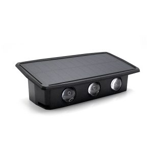 APLIQUE LED SOLAR AT-205-97 6-LED RECT.NEGRO CW-WW