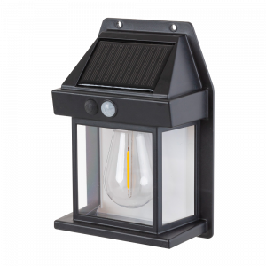 LAMPARA LED SOLAR PARED DUAL 3000k- 5000K NEGRO