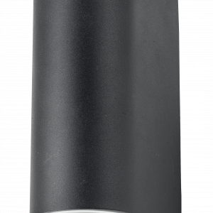 APLIQUE EXTERIOR CURVO 150 ALU 2*GU10 NEGRO IP65