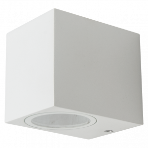 APLIQUE EXTERIOR CUADR 81 ALU GU10 BLANCO IP65