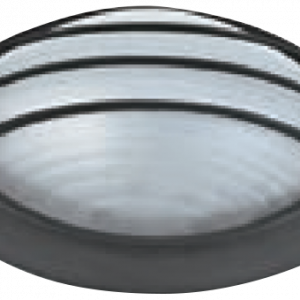 APLIQUE EXT E27 MAX60W NEGRO IP65 ALU OVAL 213