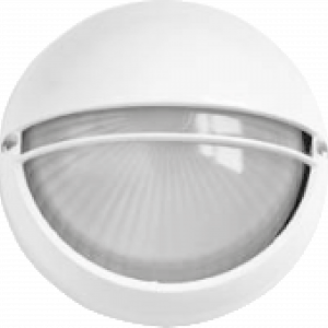 APLIQUE EXT E27 MAX60W BLANCO IP65 ALU CIRC 190