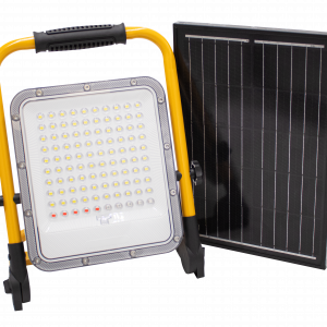 PROYECTOR SOLAR AMARILLO P/TRABAJO IP65  50W 6000K