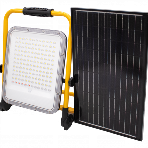 PROYECTOR SOLAR AMARILLO P/TRABAJO IP65 100W 6000K