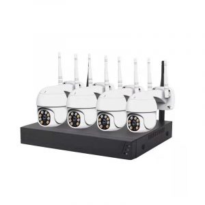 KIT CAMARAS SEG PTZ WIFI TUYA 4CH 3MP 1TB HDD