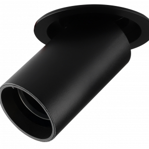 TRACK LIGHT EMPOTRADO C/ARO ALUMINIO NEGRO GU10