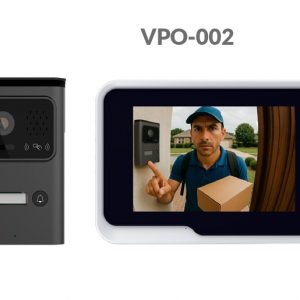 VIDEOPORTERO NEGRO C/MONITOR 7" 1080P WIFI TUYA