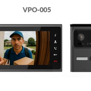 VIDEOPORTERO NEGRO C/MONITOR 7" 1080P