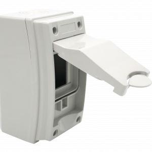 CAJA DIST. SUP 3MODULOS IP65 GRIS TAPA OPACA