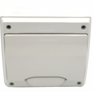 CAJA DIST. SUP 8MOD C/TERMINAL IP65 GRIS OPACA