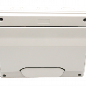 CAJA DIST. SUP 12MOD C/TERMINAL IP65 GRIS OPACA