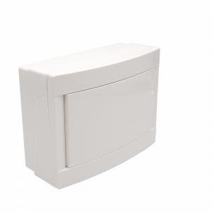 CAJA DIST. SUP 8MOD C/TERMINAL IP40 BLANCO OPACA