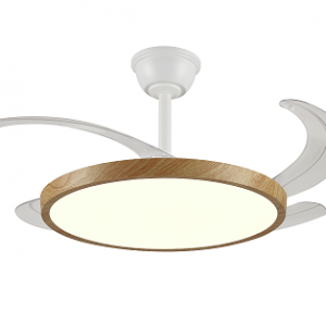 VENTILADOR MELODY-L 30W DC BLANCO+MADERA