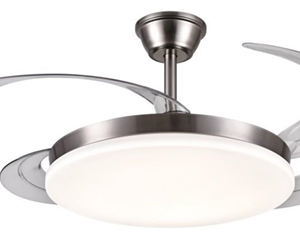 VENTILADOR CHLOE-XL 35W DC CROMO MATE